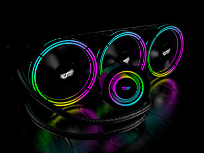Жидкостная система охлаждения DarkFlash TR360 <RGB, Intel 1700/1200/115x/20xx, AMD AM4/3, FAN120>