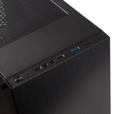 Корпус ПК без БП Kolink Stronghold Midi-Tower, Tempered Glass - black Window , ARGB