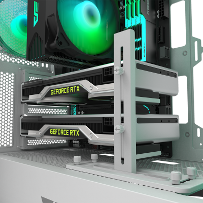 Корпус ПК без БП DarkFlash DLX22 White <EATX, 2x3.5, 1xUSB 3.0, 1xUSB2.0, 1xType C, Audio>