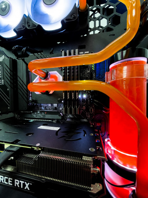 Компьютер MOON bladeX <11700K/КАСТОМНАЯ CЖО/MB AsusTUFGAMING Z590/32GB3600/NVME256/2TB/RTX3070 8GB>