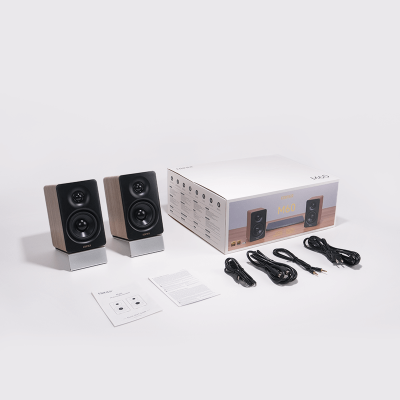 Акустическая система Bluetooth Edifier M60 Classic oak <2.0, RMS 66Вт, 58Гц-40кГц, BT, USB-C, AUX>