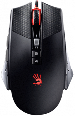 Мышь игровая Bloody T60 USB <4000 CPI, 2.41Mpixels/sec, 125~1,000Hz/sec, 1.8m>