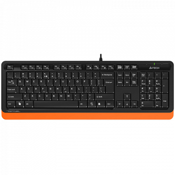 Клавиатура A4tech Fstyler FK10-ORANGE USB <105 клавиш, 150см, FN 12 мультимедийных клавиш>