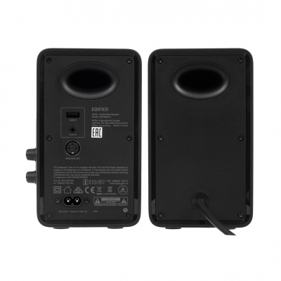 Акустическая система Bluetooth Edifier QR30 Black <2.0, RMS 30Вт, 63Гц-20кГц, BT, USB-A, AUX>