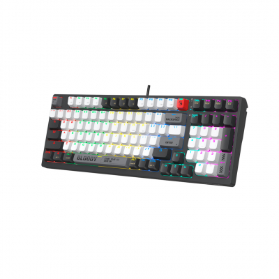 Клавиатура игровая беспроводная Bloody WS98 Bloody Grey <механическая>