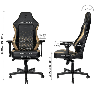 Игровое кресло Noblechairs HERO Dignitas Edition <Экокожа, подлокотник 4D, газлифт 4> Игровое кресло Noblechairs HERO Dignitas Edition <Экокожа, подлокотник 4D, газлифт 4>