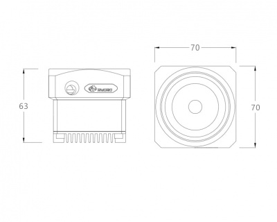 Помпа Bykski CP-PMD3COV-X <600л/ч, макс. 6 метров>
