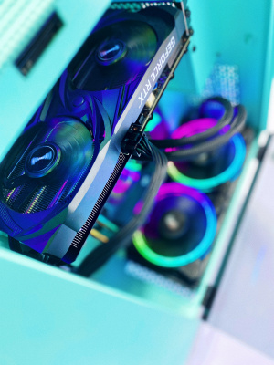 Компьютер MOON EMERALD <10400F/B460 Asus ROG STRIX/16GB/NVME256GB/HDD1TB/RTX3060 12GB>