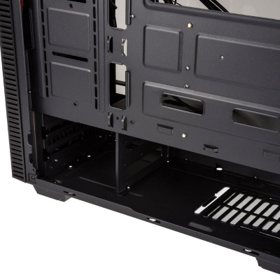 Корпус ПК без БП Kolink Stronghold Midi-Tower, Tempered Glass - black Window , ARGB