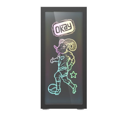 Корпус ПК без БП DarkFlash Dk210 Graffiti <ATX, 2x3.5, 1xUSB 3.0, 2xUSB2.0, Audio, 410*210*480mm> Корпус ПК без БП DarkFlash Dk210 Graffiti <ATX, 2x3.5, 1xUSB 3.0, 2xUSB2.0, Audio, 410*210*480mm>