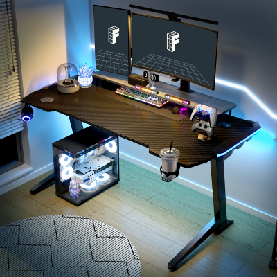 Стол игровой моторизированный FLEXISPOT GT2 <1250MM*600MM*18MM>