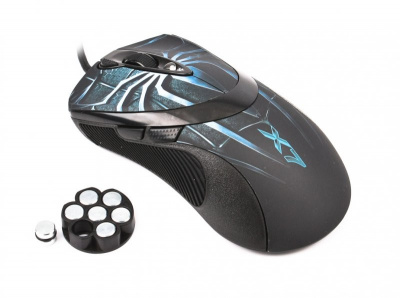 Мышь игровая A4tech X7 XL-747H BLUE Лазерная USB 3600 dpi v2