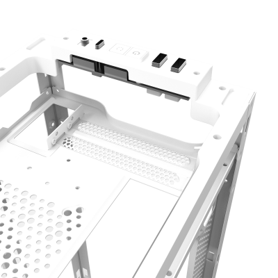 Корпус ПК без БП DarkFlash DLH21 WHITE <ITX, 1x3.5, 2xUSB 3.0, 1xType C, 238.8*175*412mm >