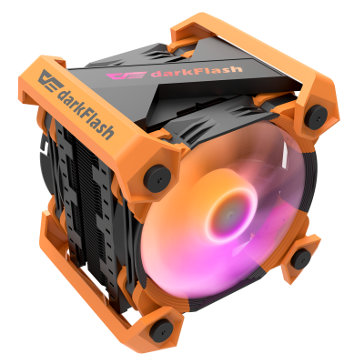 Вентилятор DarkFlash Ellsworth S2X <RGB,Intel 1200/115x/775, AMD AM4/AM3+/AM2/FM1/2, TDP200W>