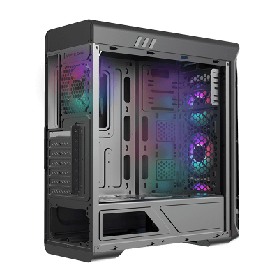 Корпус ПК без БП GameMax StarLight FRGB Black <ATX, 4x120mm, USB3.0x1, USB2.0x2, 205x470x440>