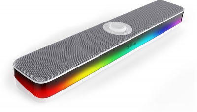 Саундбар Bloody S10 White <Bluetooth5.3, USB, RGB, Mic, 10W>