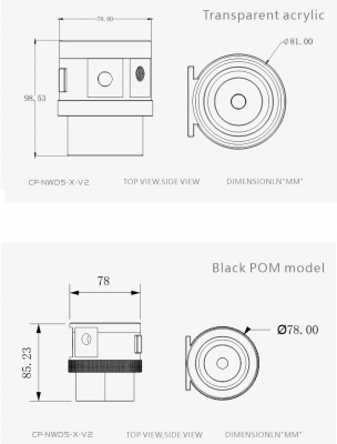 Помпа Bykski CP-NWD5-X-V2 Помпа Bykski CP-NWD5-X-V2