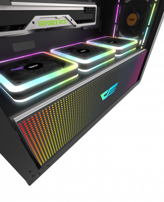 Корпус ПК без БП DarkFlash DF800 <EATX, 9x3.5, 7x2.5, 2xUSB 3.0, 2xUSB2.0, Audio, 552*271*771mm>