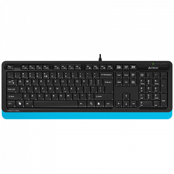 Клавиатура A4tech Fstyler FK10-BLUE USB <105 клавиш, 150см, FN 12 мультимедийных клавиш>