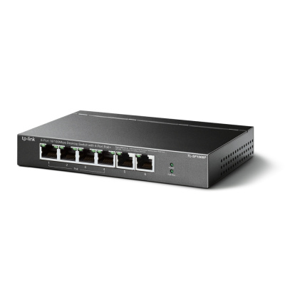 Коммутатор PoE+  6-портовый Tp-Link TL-SF1006P