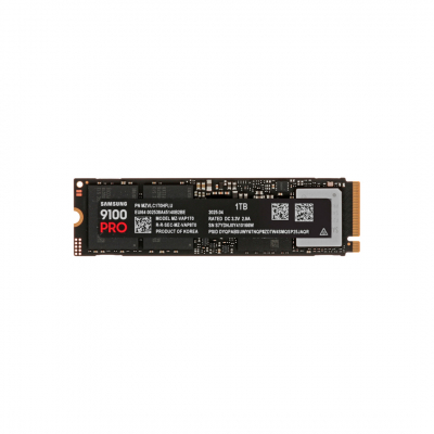 Твердотельный накопитель 1000Gb SSD Samsung 9100 PRO M.2 PCIe 5.0 R14700/W13300MB/s MZ-VAP1T0BW