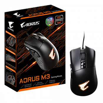 Мышь Gigabyte AORUS M3/USB MICE/LASER/BK GM-AORUS M3
