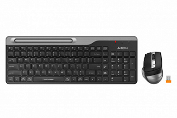 Клавиатура+мышь беспроводная A4tech Fstyler FB2535C-Smoky Grey