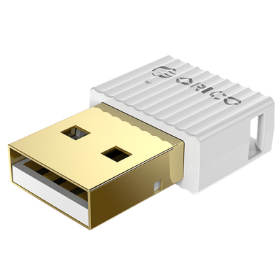 Адаптер USB Bluetooth ORICO BTA-508-WH-BP <BT5.0 + EDR, 5Mbps, до 20M>