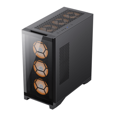 Корпус ПК без БП GameMax LEADER TG <E-ATX, 6x120FAN>