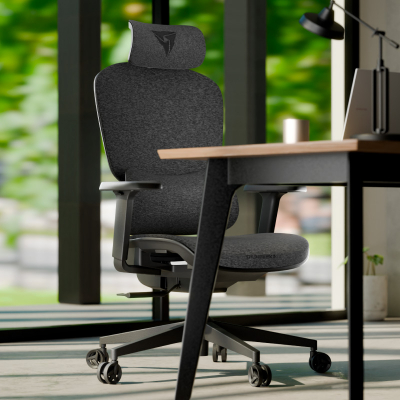 Игровое кресло ThunderX3 YTC-Loft Dark Grey <Ткань, подлокотник 2D, газлифт 4>