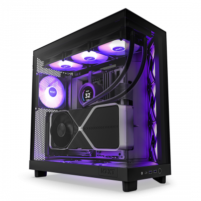 Корпус NZXT H6 Flow RGB черный