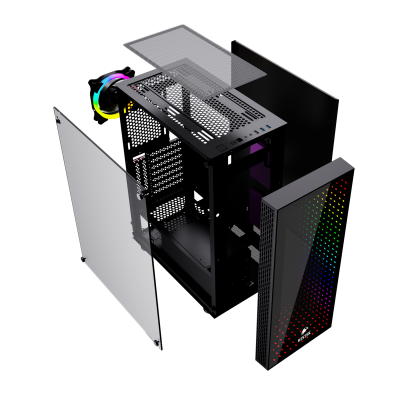 Корпус Wintek Cosmos PA03-G TG, ATX/Micro ATX,USB 2*3.0/1*2.0, HD-Audio+Mic, 0,5 mm, 1*12cm ARGB fan Корпус Wintek Cosmos PA03-G TG, ATX/Micro ATX,USB 2*3.0/1*2.0, HD-Audio+Mic, 0,5 mm, 1*12cm ARGB fan