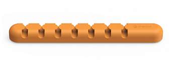 Фиксатор кабеля ORICO CBS7-OR <7X, 15*2*1.2mm, силикон, ORANGE>