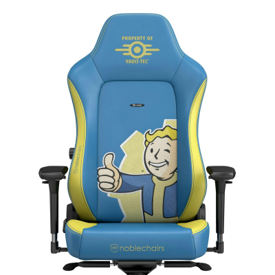 Игровое кресло Noblechairs HERO Fallout Vault Tec Edition <Экокожа, подлокотник 4D, газлифт 4>
