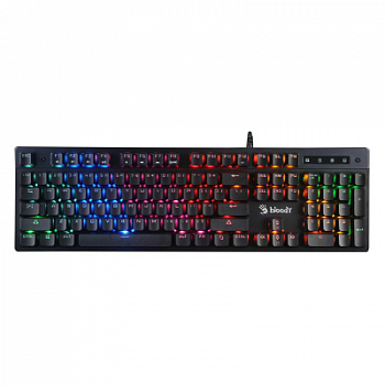 Клавиатура игровая Bloody B500N <USB, 1.8M, 7Color-RGB, Mecha-Like переключатели>