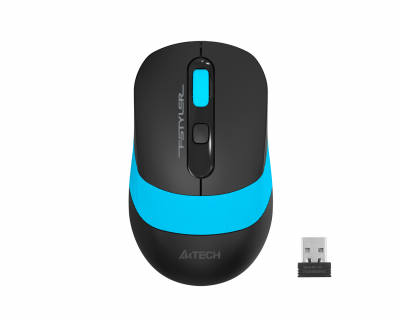 Мышь беспроводная A4tech Fstyler FG10-BLUE <2.4GHz, AA, 2000DPI, USB>