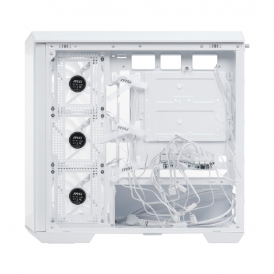 Корпус ПК без БП MSI MAG PANO M100R PZ mATX/ITX 1x3.5"/2.5", USB 3.2 Type-A White