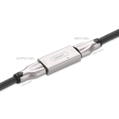 Усилитель видео сигнала HDMI Ugreen 40265 <SILVER, усиление до 45М; 40265>