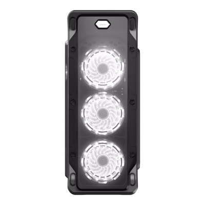 Корпус ПК без БП GameMax StarLight-B-white <ATX, 4x120, USB3.0x1, USB2.0x2, HD Audio 205x470x440mm>