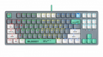 Клавиатура игровая Bloody S87 ASH