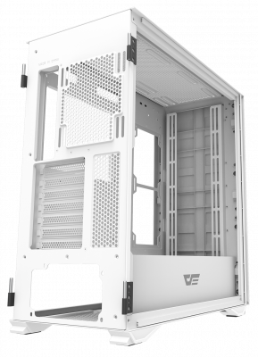 Корпус ПК без БП DarkFlash DLX22 White <EATX, 2x3.5, 1xUSB 3.0, 1xUSB2.0, 1xType C, Audio>