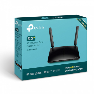 Маршрутизатор 4G+ LTE Cat6 беспроводной AC1200 GbE TP-Link Archer MR600