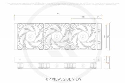 Жидкостная система охлаждения EKWB EK-NUCLEUS AIO CR360 LUX D-RGB – White, 3x120mm Socket Intel/AMD