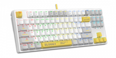 Клавиатура игровая Bloody S87 WHITE