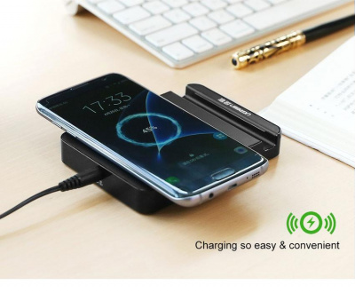 Беспроводное зарядное устройство Ugreen CD121 <BLACK, 30385> Беспроводное зарядное устройство Ugreen CD121 <BLACK, 30385>
