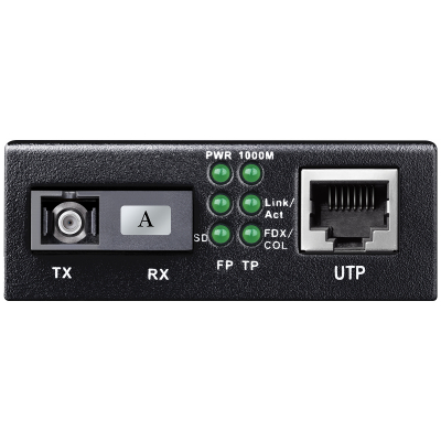 Оптический медиаконвертер GbE WDM CUDY MC100GSB-40A <100/1000M, 1310/1550nm, BiDi, 40 км, SC>