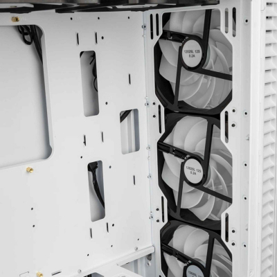 Корпус ПК без БП Kolink Observatory HF Glass ARGB Midi Tower Case - White