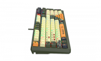 Клавиатура игровая Bloody S98-Aviator <USB, механическая, 1,8м>