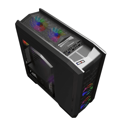 Корпус ПК без БП GameMax Dragon Knight <ATX, 1x120mmARGB, USB2.0x1, USB3.0x1, HD Audio, 421x210x460>