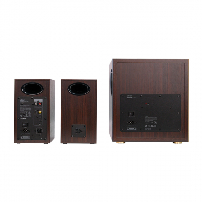 Акустическая система Bluetooth Edifier S355DB Walnut <2.1, RMS 150ВТ, PC/AUX/OPT/COX/BT, Пульт>